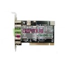 PCI FireWire USB 2-port/4-port VIA VT6306 VT6214 1394a Card