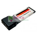 ExpressCard FireWire 34mm 2-port 1394a Card