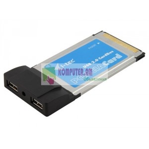 PCMCIA USB 2-port VIA/NEC Card