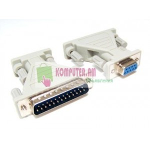 COM-COM DB9 (F) DB25 (M) Adapter