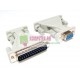 COM-COM DB9 (F) DB25 (M) Adapter