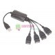 USB HUB 4-port Splitter ADAPTER