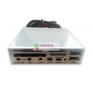 USB Card Reader All-in-1 Internal 3.5-inch 11-Socket