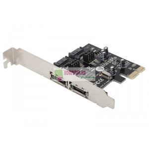 PCI-E SATA eSATA 2-port/2-port ASM1061 SATA-3.0 Card
