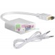 HDMI-VGA HDMI (M) VGA (F) with Sound Adapter