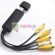 USB DVR 4-port EasyCap with Sound Adapter