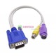 VGA-AV S-Video VGA (M) AV RCA (F) S-Video (F) Cable 