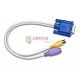 VGA-AV S-Video VGA (M) AV RCA (F) S-Video (F) Cable 
