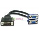 DMS59-VGA DMS-59 (M) VGA (F) Adapter Cable