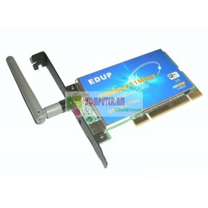 WiFi PCI EDUP 54 Mbps with Antenna Card